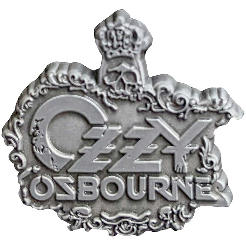 Ozzy Osbourne - Crest Pin - Zilverkleurig